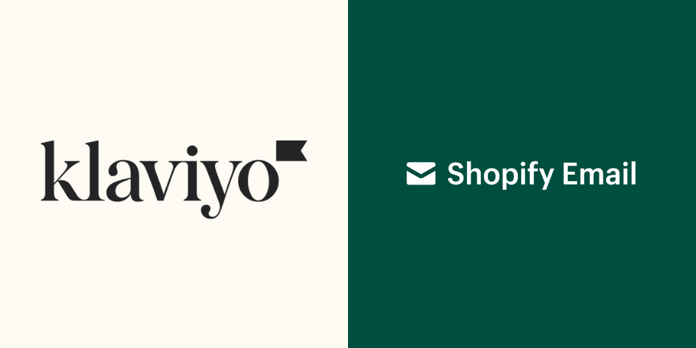 Klaviyo and Shopify email logos